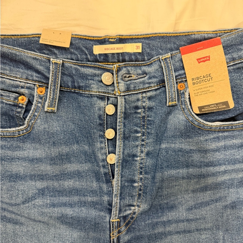 Levi's Classic Blue Bootcut Jeans